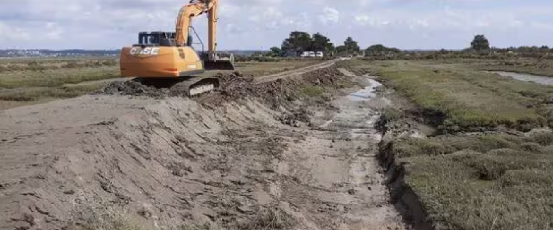 Restauration d'un talus financée par le Life Sallina